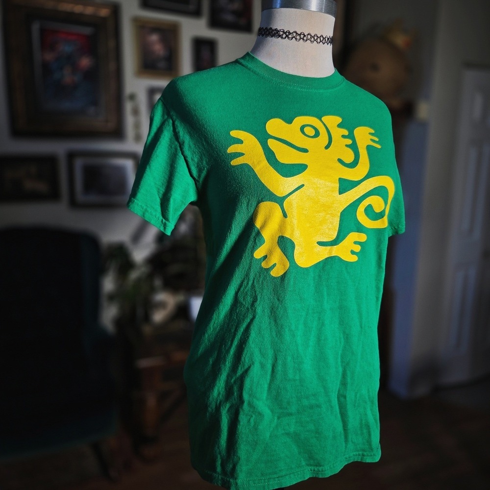 Legends Hidden‎ Temple T Shirt Gildan Green Monkeys Nick 90s Retro Graphic Small